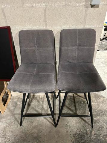 2x Henders & Hazel Barstoel Milva – antraciet - zitting 68cm beschikbaar voor biedingen