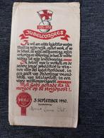 gedachtenisprentje 1950; Jubelcongres VKAJ, Verzamelen, Bidprentjes en Rouwkaarten, Verzenden