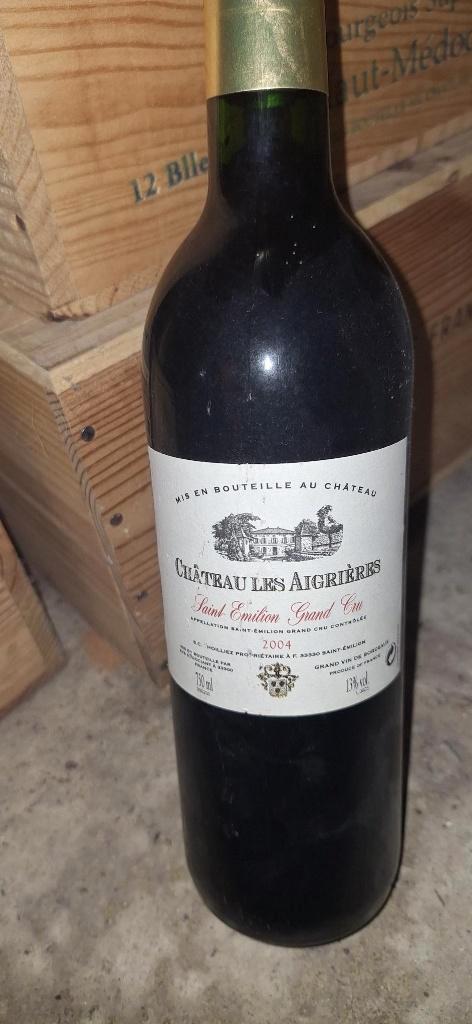 Château Les Aigrières St Emillion Grand Cru 2004, Verzamelen, Wijnen, Nieuw, Rode wijn, Frankrijk, Vol, Ophalen