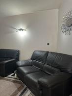 Canapés en cuir italien 100% Zetels in 100% Italiaans leder, Huis en Inrichting, Ophalen, Gebruikt, Leer