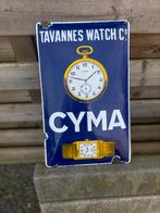 Cyma emaille reclamebord, Ophalen, Zo goed als nieuw, Reclamebord