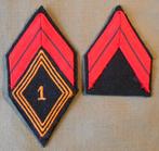 FRANCE / PARA / Paire de grades du 1er RCP., Verzamelen, Militaria | Algemeen, Embleem of Badge, Landmacht, Verzenden