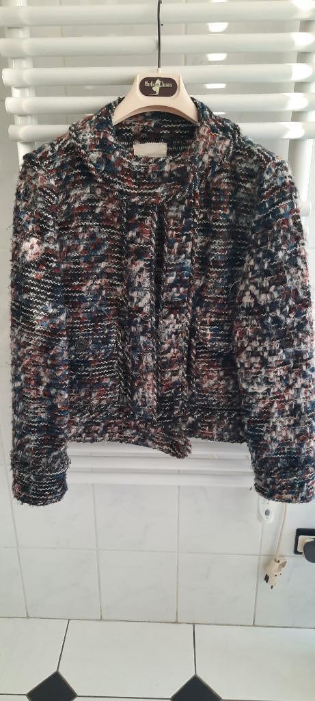 ZARA gemêleerde jas L, Kleding | Dames, Jassen | Winter, Zo goed als nieuw, Maat 42/44 (L), Ophalen of Verzenden