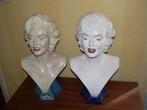 Marilyn Monroe ceramiek  plastic resin buste, Poupée, Figurine ou Miniature, Enlèvement, Utilisé