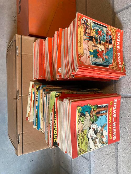 120 oude Suske en Wiske strips, Livres, BD | Comics, Utilisé, Plusieurs comics, Enlèvement