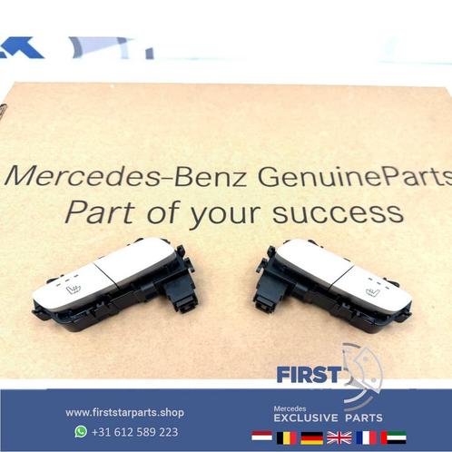W205 W253 W213 STOELVERWARMING L/R KNOPPEN DEURPANEEL Merced, Auto-onderdelen, Dashboard en Schakelaars, Mercedes-Benz, Gebruikt
