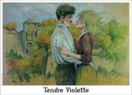 Ex-libris - Tendre Violette - La coquetière - Servais, Envoi