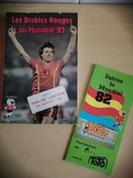 LES DIABLES ROUGES au Mundial '82 + Programme Matchs/Scores, Ophalen of Verzenden, Balsport