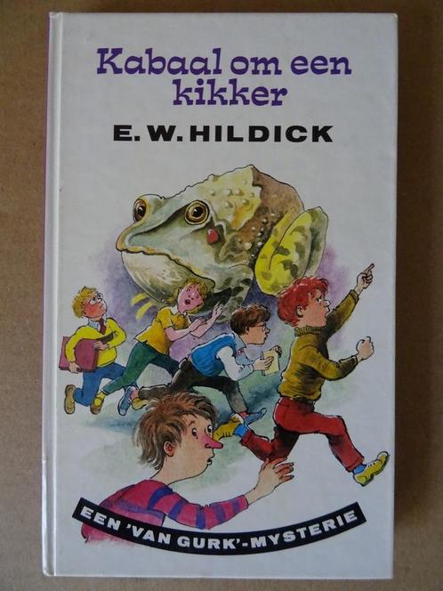 E. W. Hildick Kabaal om een kikker kinderboek 1e druk 1981, Boeken, Kinderboeken | Jeugd | onder 10 jaar, Zo goed als nieuw, Fictie algemeen