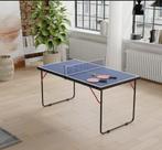 Mini table de ping-pong avec raquettes, balles et filet - L1, Enlèvement, Neuf, Table d'intérieur, Pliante