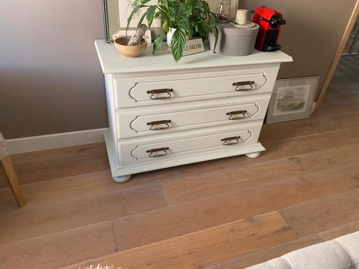 WITTE COMMODE, Huis en Inrichting, Kasten | Ladekasten, Zo goed als nieuw, Minder dan 100 cm, 100 tot 150 cm, 50 tot 75 cm, Kersenhout