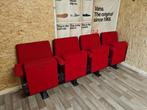 Cinema stoelen, Huis en Inrichting, Stoelen, Ophalen, Gebruikt, Bioscoop, Metaal