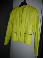 Veste simili-cuir T.40 vert lime, Comme neuf, Vert, Taille 38/40 (M), Enlèvement