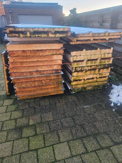 Gevelplaten en dakplaten geïsoleerd, Doe-het-zelf en Bouw, Platen en Panelen, Ophalen