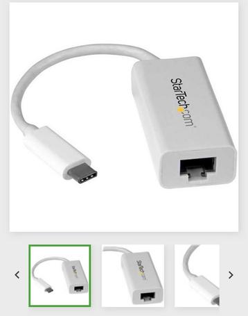 Adaptateur USB C vers Gigabit Ethernet, Comme neuf