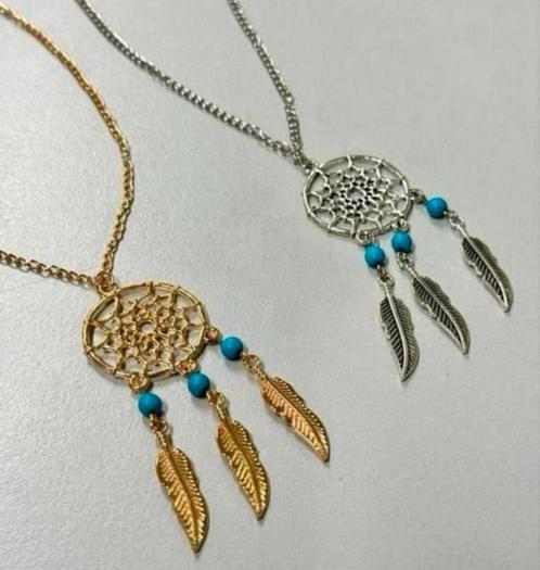 Dromenvanger ketting dames vrouwen - Zilver of goud kleur, Handtassen en Accessoires, Kettingen, Nieuw, Met hanger, Verstelbaar
