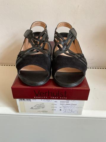 Chaussures ouvertes New Verhulst pour femmes, taille 38, Enlèvement ou Envoi, Noir
