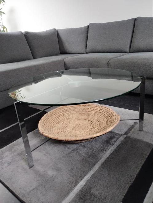 Italiaanse design salontafel space age seventies, Huis en Inrichting, Tafels | Salontafels, Zo goed als nieuw, Ophalen