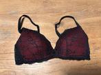 Zwart rood kanten softcup push up beha Esprit maat 70B, Enlèvement ou Envoi, Rouge, Soutien-gorge