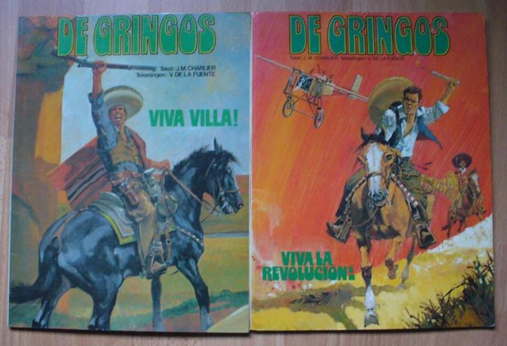DE GRINGOS 1+2 - J.M. CHARLIER-DE LA FUENTE - MEXICO WESTERN, Boeken, Stripverhalen, Gelezen, Meerdere stripboeken, Ophalen of Verzenden