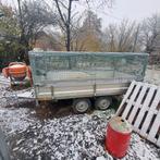 Remorque Grillagé double essieu non freinée 3mx1.50m, Ophalen