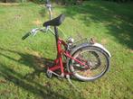 20 inch rode retro vouwfiets zonder versnellingen, Fietsen en Brommers, 20 inch of meer, Gebruikt, Versnellingen, Ophalen