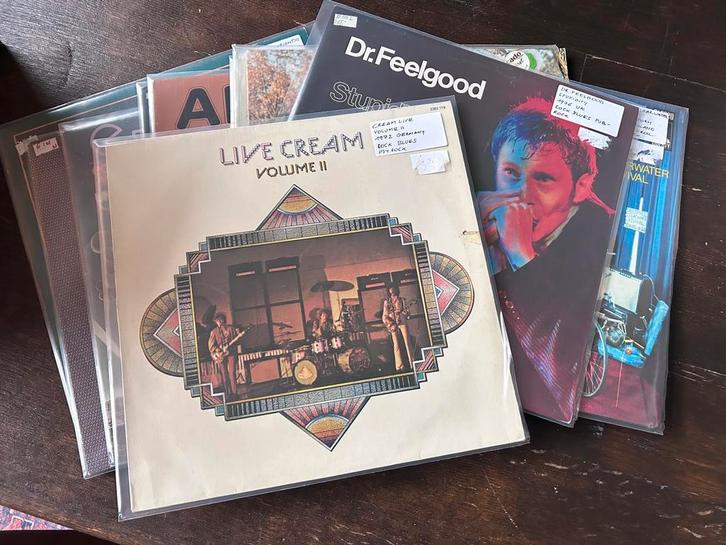 Disques vinyles (70.80) VG+, CD & DVD, Vinyles | Rock, Utilisé, Enlèvement ou Envoi