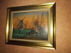schilderij met molen, Ophalen