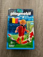 Belgische voetballer playmobile, Kinderen en Baby's, Speelgoed | Playmobil, Zo goed als nieuw, Ophalen