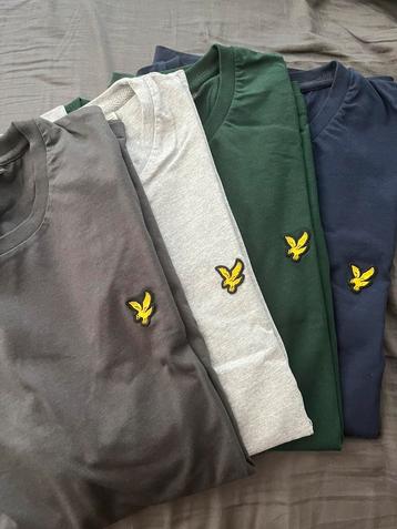 4 T-shirts Lyle & Scott - maat L  beschikbaar voor biedingen