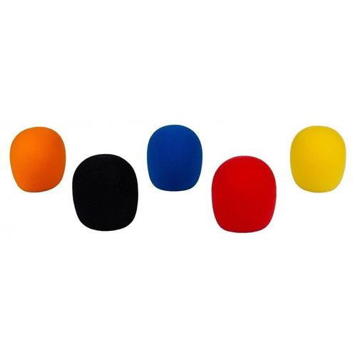 Set met 5 gekleurde microfoon windkappen, Muziek en Instrumenten, Microfoons, Nieuw, Ophalen of Verzenden