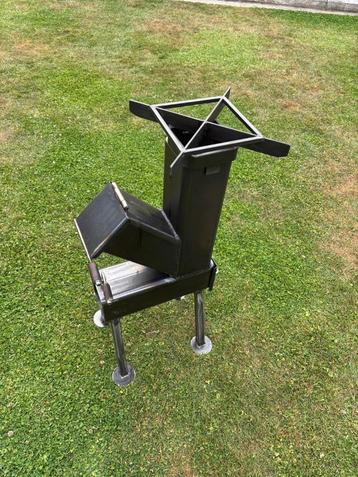 rocketstove, pizzaoven, tuinhaard, Tuin en Terras, Pizzaovens, Ophalen, Zo goed als nieuw