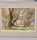 Robert Little (1854 - 1944) Watercolour schilderij uit 1881, Antiek en Kunst, Kunst | Schilderijen | Klassiek, Ophalen of Verzenden