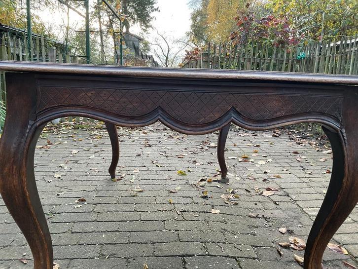 massieve eiken Luikse tafel uitschuifbaar tot 3,70 m, Antiquités & Art, Antiquités | Meubles | Tables, Enlèvement