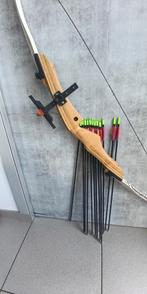 recurve boog 18# 68" LH, Sport en Fitness, Handboogschieten, Ophalen of Verzenden, Gebruikt, Pijlen