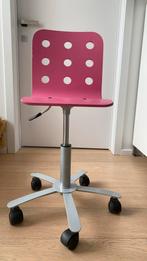 Chaise de bureau rose IKEA, Enlèvement ou Envoi, Utilisé