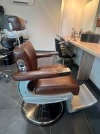 Barbierstoel, Ophalen, Bruin, Barberstoel, Leer