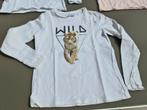 witte trui, pull, longsleef met tijger, Bel&Bo, 134, Kinderen en Baby's, Kinderkleding | Maat 134, Ophalen of Verzenden, Zo goed als nieuw