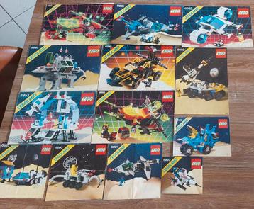 Lot Lego Space classic handleidingen 