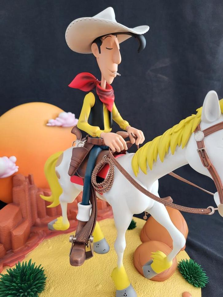 Lucky Luke & Jolly Jumper Cartoon Kingdom, Verzamelen, Stripfiguren, Nieuw, Beeldje of Figuurtje, Overige figuren, Ophalen of Verzenden