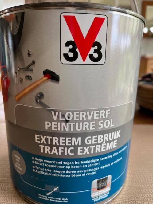 vloerverf, Doe-het-zelf en Bouw, Verf, Beits en Lak, Nieuw, Verf, Minder dan 5 liter, Grijs, Ophalen of Verzenden