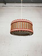 Vintage hanglamp hout en jute, Huis en Inrichting, Ophalen of Verzenden, Zo goed als nieuw, Hout