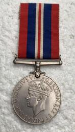 Medaille, Groot-Brittannië War medal 1939-45, WO2, ZG, Verzamelen, Ophalen of Verzenden, Landmacht, Lintje, Medaille of Wings