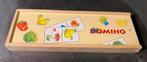 Houten domino met groenten, Kinderen en Baby's, Speelgoed | Houten speelgoed, Ophalen of Verzenden