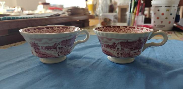 tas kopje rood Maestricht Holland Boerenhoeve, Antiek en Kunst, Antiek | Servies los, Ophalen of Verzenden