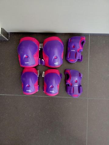 Set van 3x2 beschermers Oxelo roze 2XS, Enlèvement, Protection
