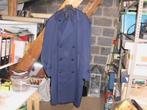 Lange blauwe herenmantel Nv.Demolux maat3, Ophalen, Blauw, Nieuw, Andere