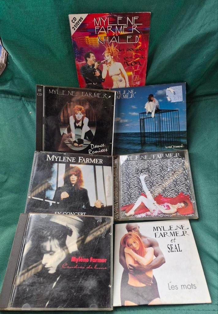 Mylene Farmer 7 doosjes 10 CD's, Cd's en Dvd's, Cd's | Overige Cd's, Zo goed als nieuw, Ophalen of Verzenden