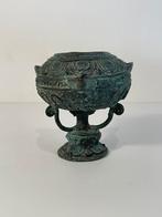 Brûle-encens ancien en bronze, Antiquités & Art, Envoi