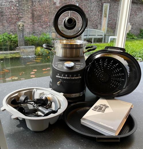 Kitchenaid CookProcessor multicooker in antraciet. Zgan., Elektronische apparatuur, Slowcookers, Zo goed als nieuw, Ophalen